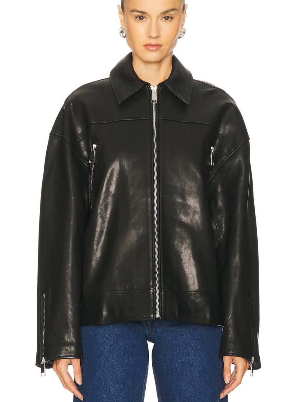 GRLFRND Alex Leather Moto Jacket
